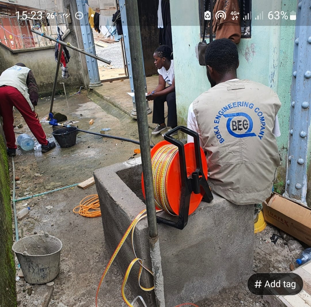 Pumping test data